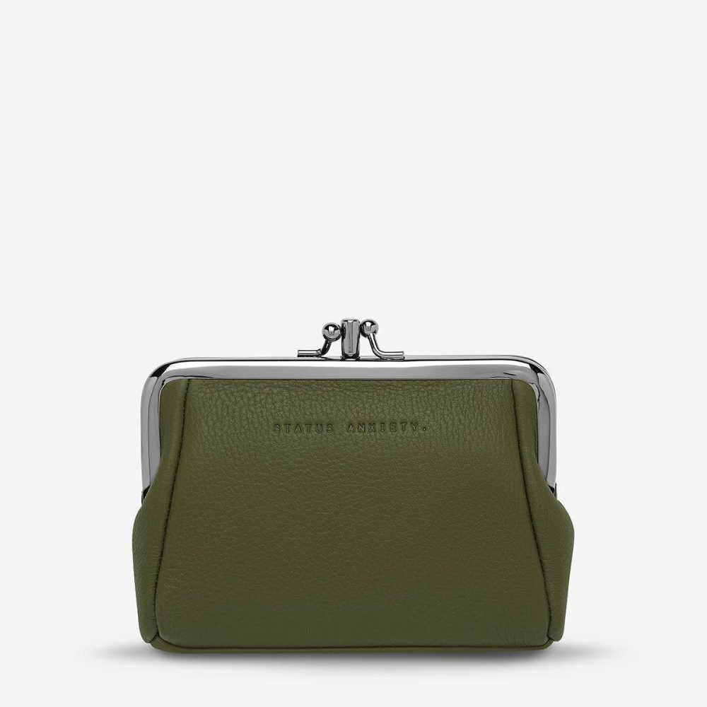Small Khaki Status Anxiety Women Volatile Wallet - Khaki