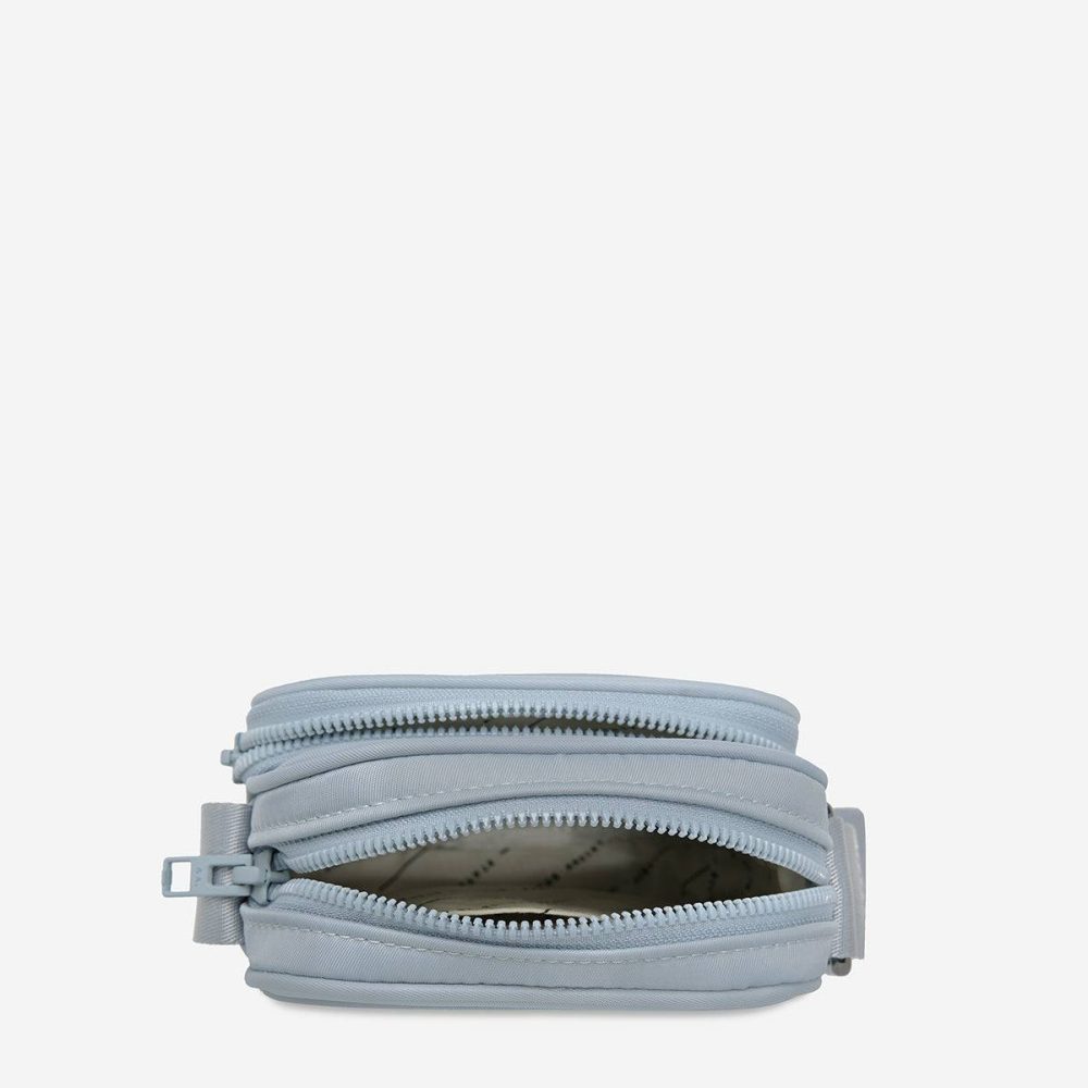 Soft Blue Winnie Recycled Bag - Soft Blue Status Anxiety Crossbody Women - Image 5