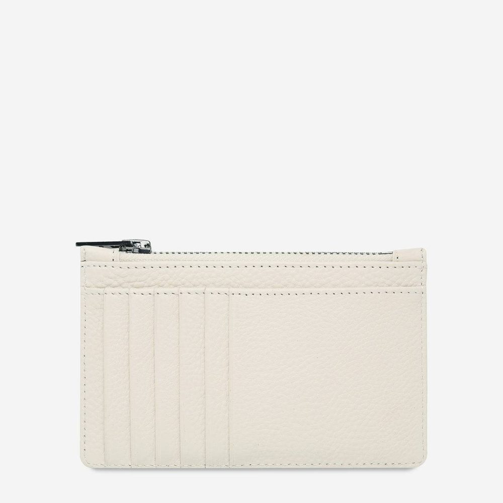 Status Anxiety Chalk Women Extra Small Avoiding Things Wallet - Chalk - Image 2