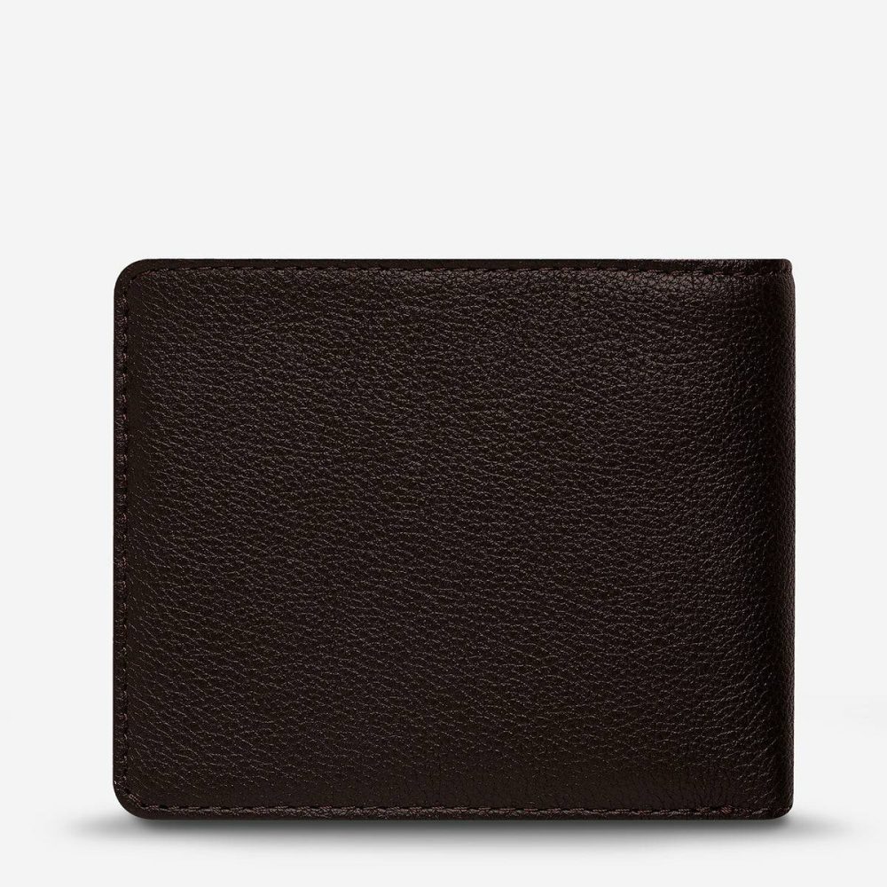 Status Anxiety Chocolate Men Leonard Wallet - Chocolate Bi-Fold - Image 2
