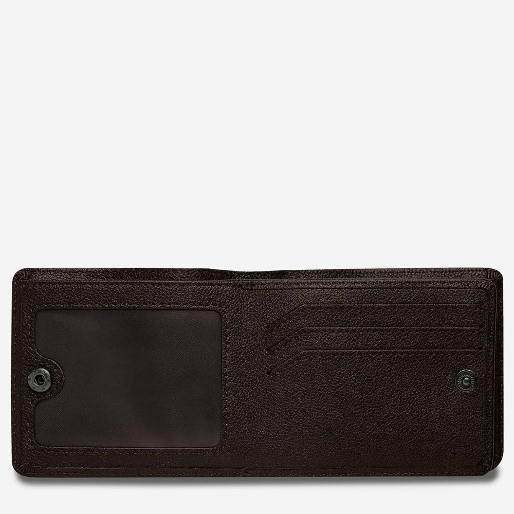 Status Anxiety Chocolate Men Leonard Wallet - Chocolate Bi-Fold - Image 4