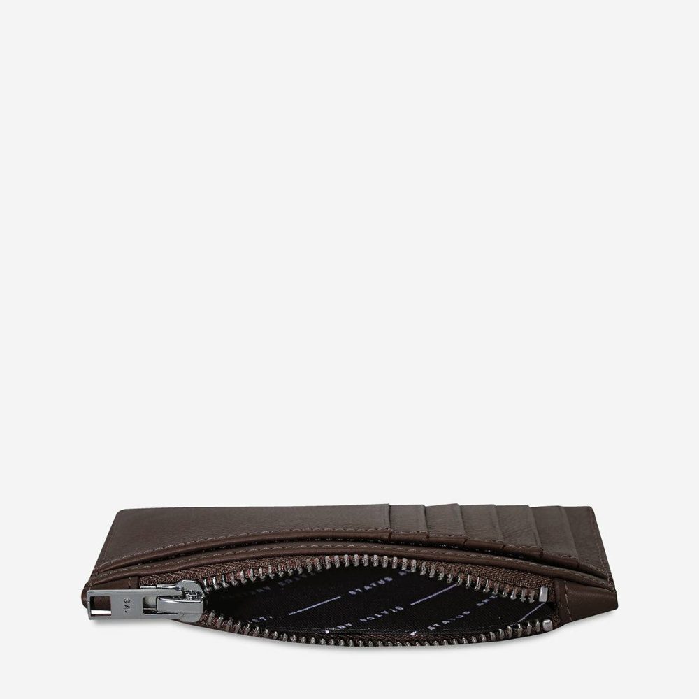 Status Anxiety Extra Small Avoiding Things Wallet - Cocoa Cocoa Women - Image 3