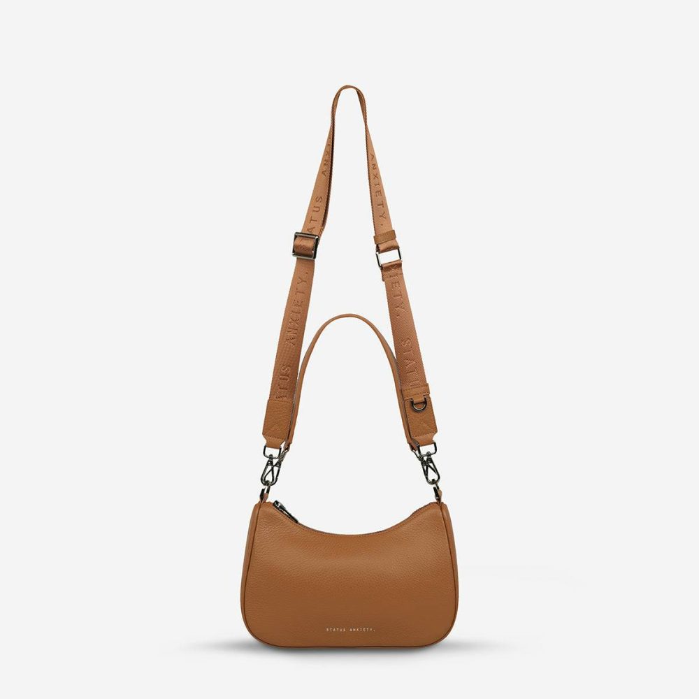 Status Anxiety Handbags Look Both Ways Bag - Camel Camel Women