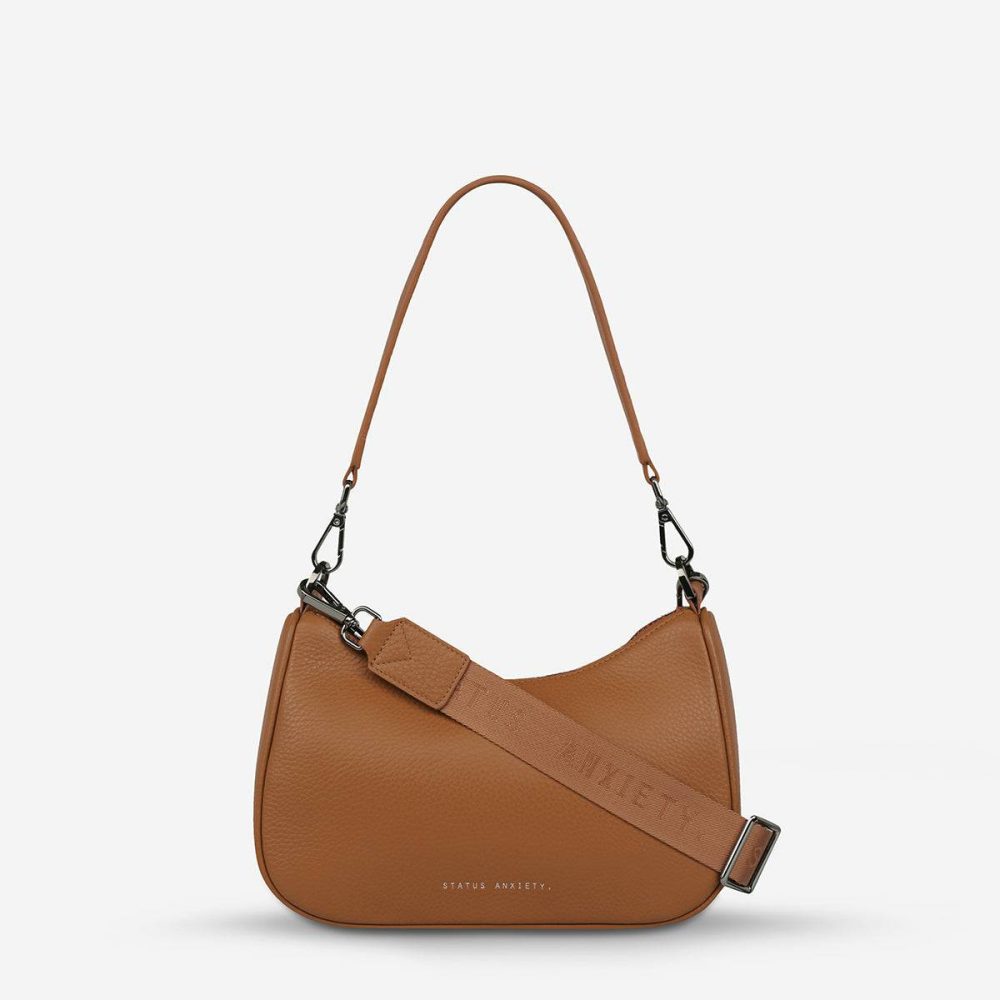 Status Anxiety Handbags Look Both Ways Bag - Camel Camel Women - Image 5