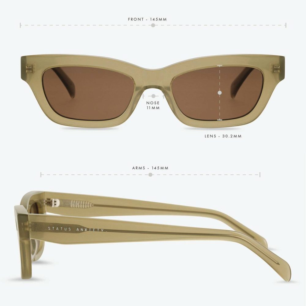 Status Anxiety Levity Sunglasses - Pear Women Pear Sunglasses - Image 5