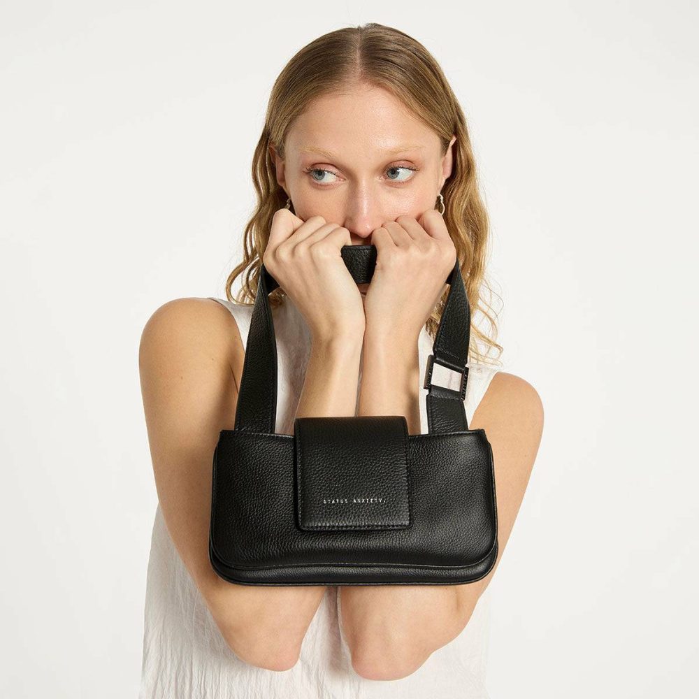 Status Anxiety New Beat Bag - Black Black Handbags Women - Image 5