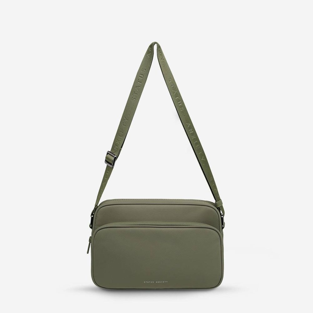 Status Anxiety Olive Women Rani Recycled Bag - Olive Crossbody