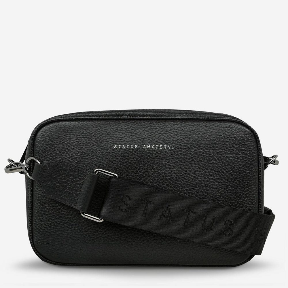 Status Anxiety Plunder Bag With Webbed Strap - Black Black Crossbody Women - Image 2