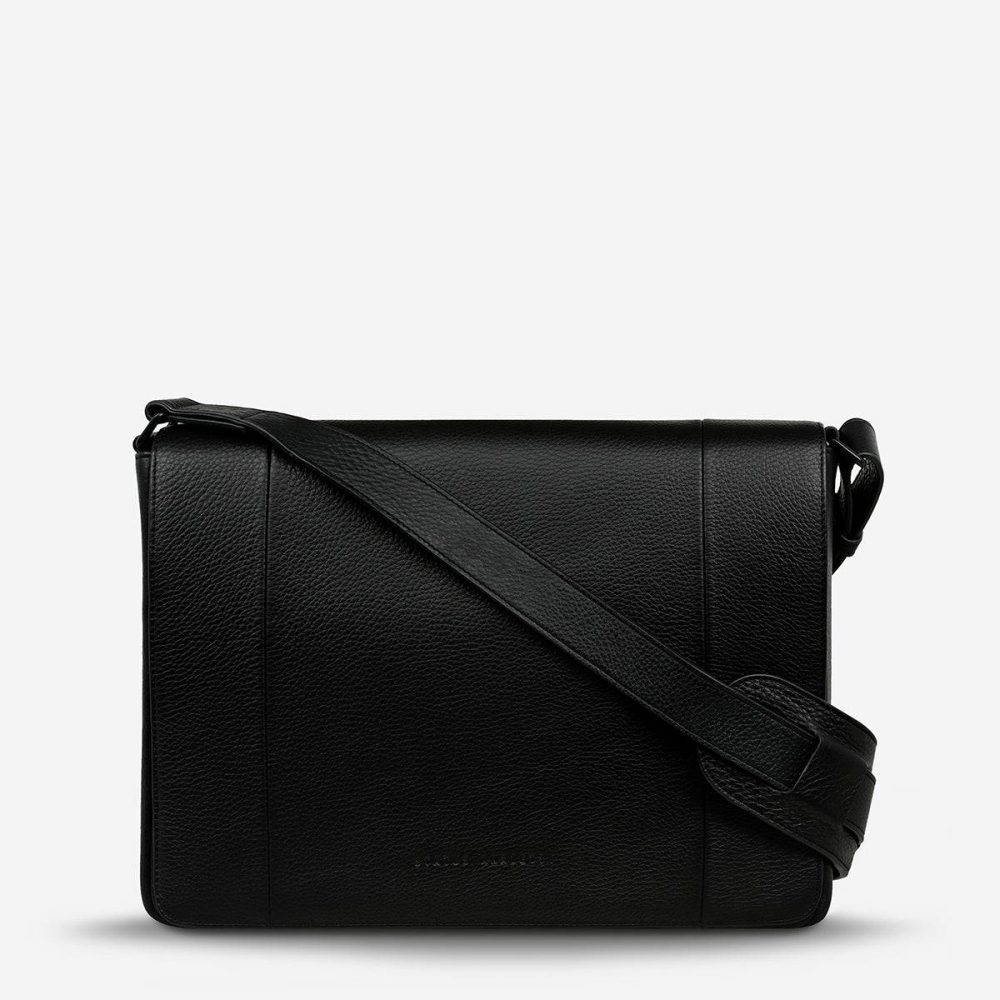 Status Anxiety Satchel Bags Set Your Sights Bag - Black Men Black