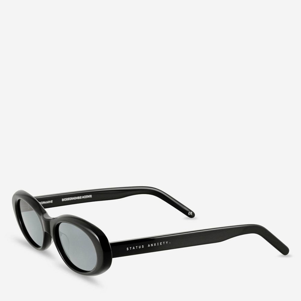 Status Anxiety Sunglasses Dopamine Sunglasses - Black Women Black - Image 2