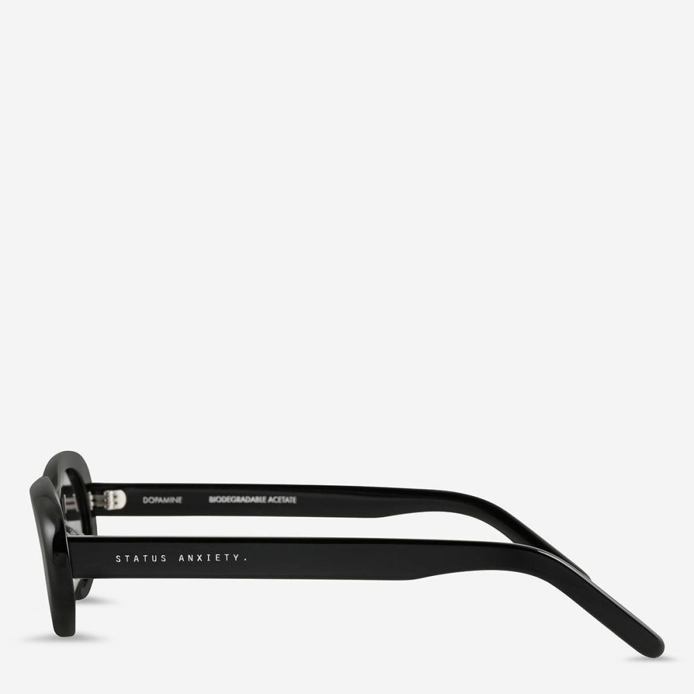 Status Anxiety Sunglasses Dopamine Sunglasses - Black Women Black - Image 3