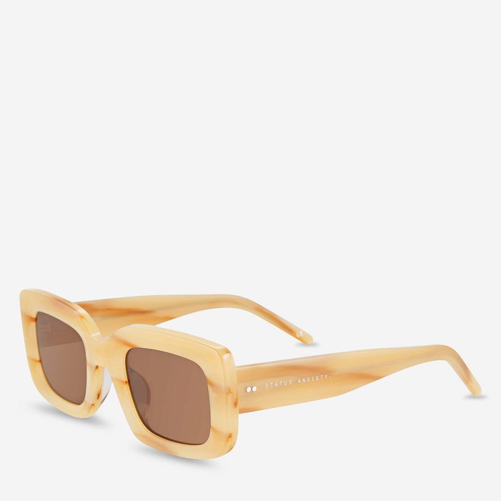 Status Anxiety Women Sunglasses Unyielding Sunglasses - Blonde Blonde - Image 2