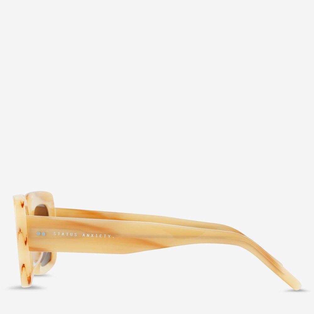 Status Anxiety Women Sunglasses Unyielding Sunglasses - Blonde Blonde - Image 3