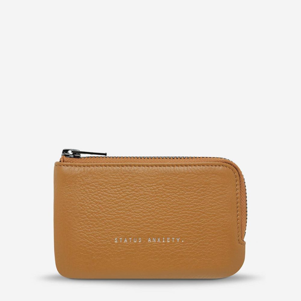 Status Anxiety Women Tan Left Behind Wallet - Tan Extra Small