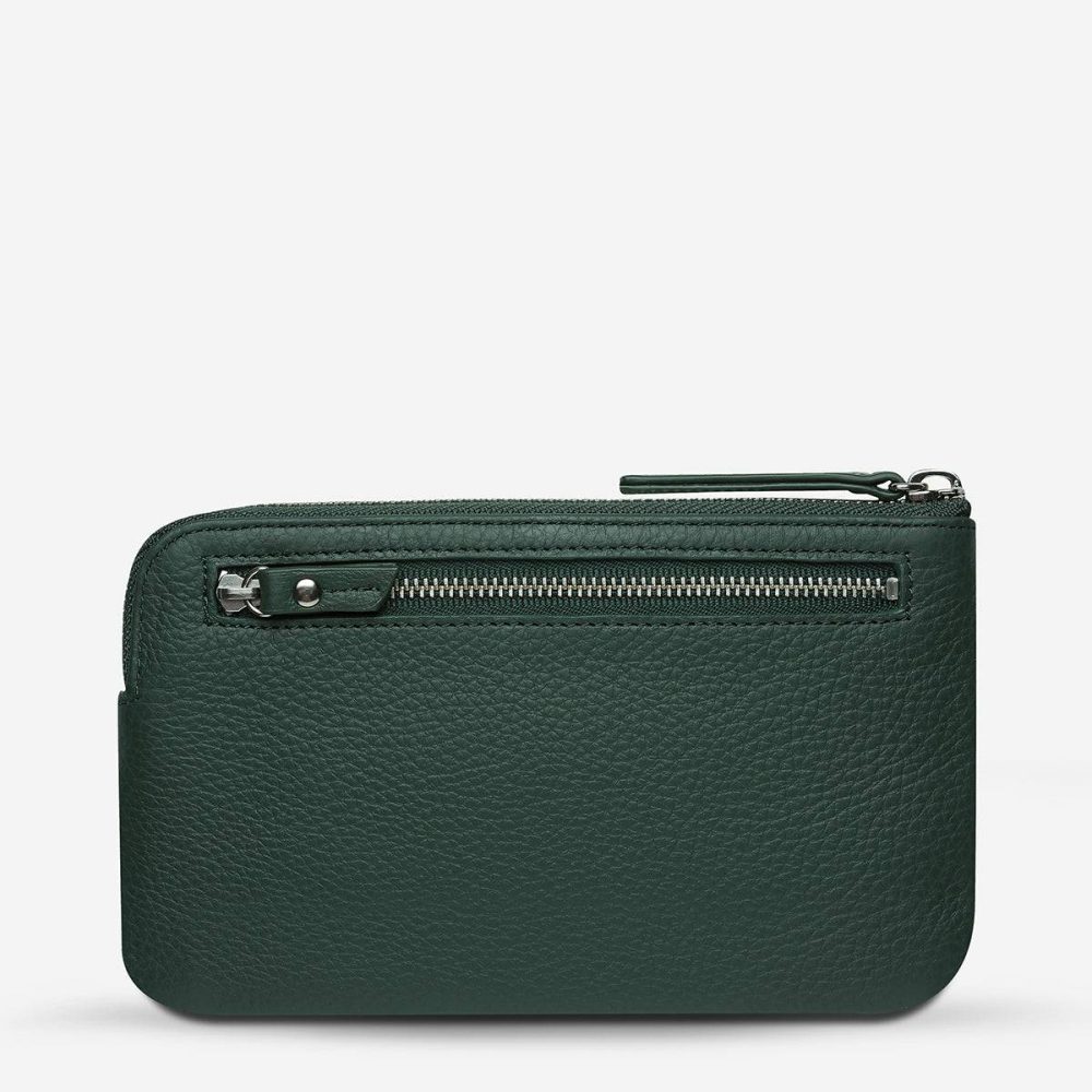 Status Anxiety Women Teal Medium Smoke And Mirrors Wallet - Teal - Image 2