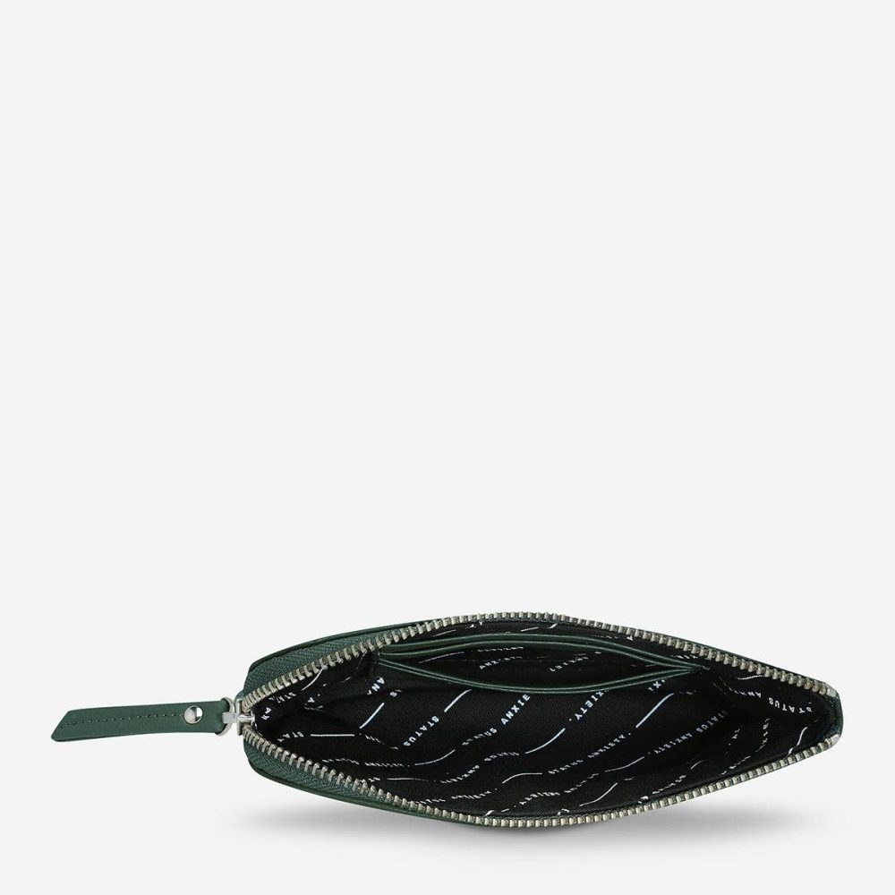 Status Anxiety Women Teal Medium Smoke And Mirrors Wallet - Teal - Image 4