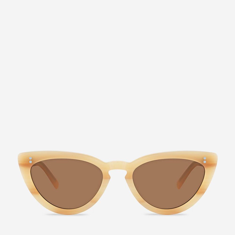 Status Anxiety Women Villain Sunglasses - Blonde Blonde Sunglasses
