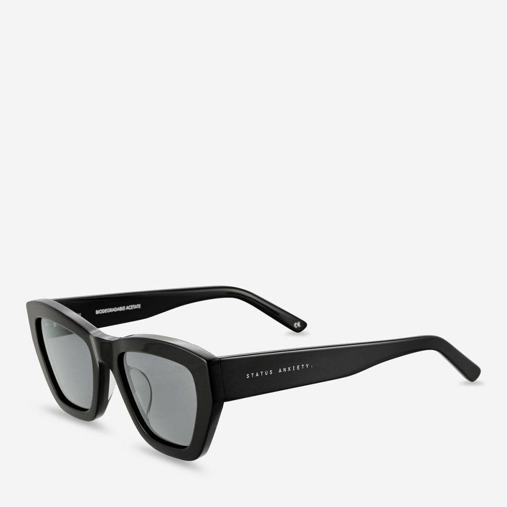 Sunglasses Women Status Anxiety Mirage Sunglasses - Black Black - Image 2
