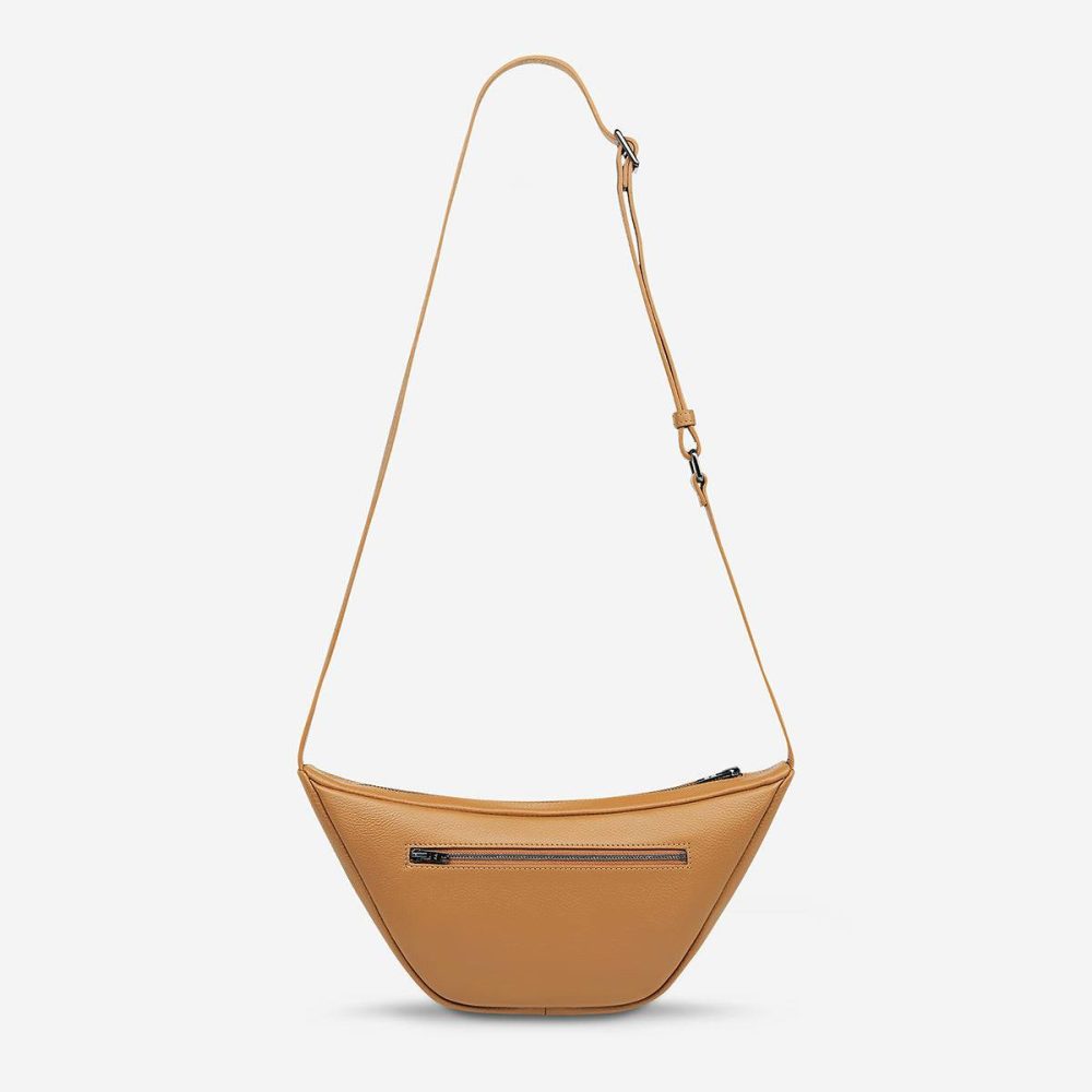 Tan Crossbody Glued To You Bag - Tan Women Status Anxiety - Image 2