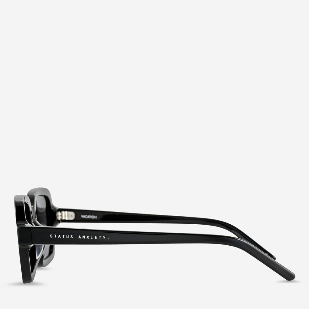Vacation Sunglasses - Black Black Women Sunglasses Status Anxiety - Image 3