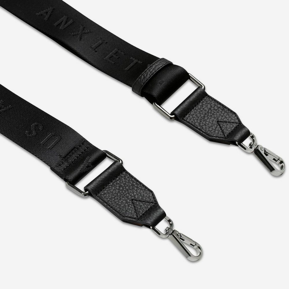 Web Strap Medium - Black Status Anxiety Black Women Bag Straps - Image 3
