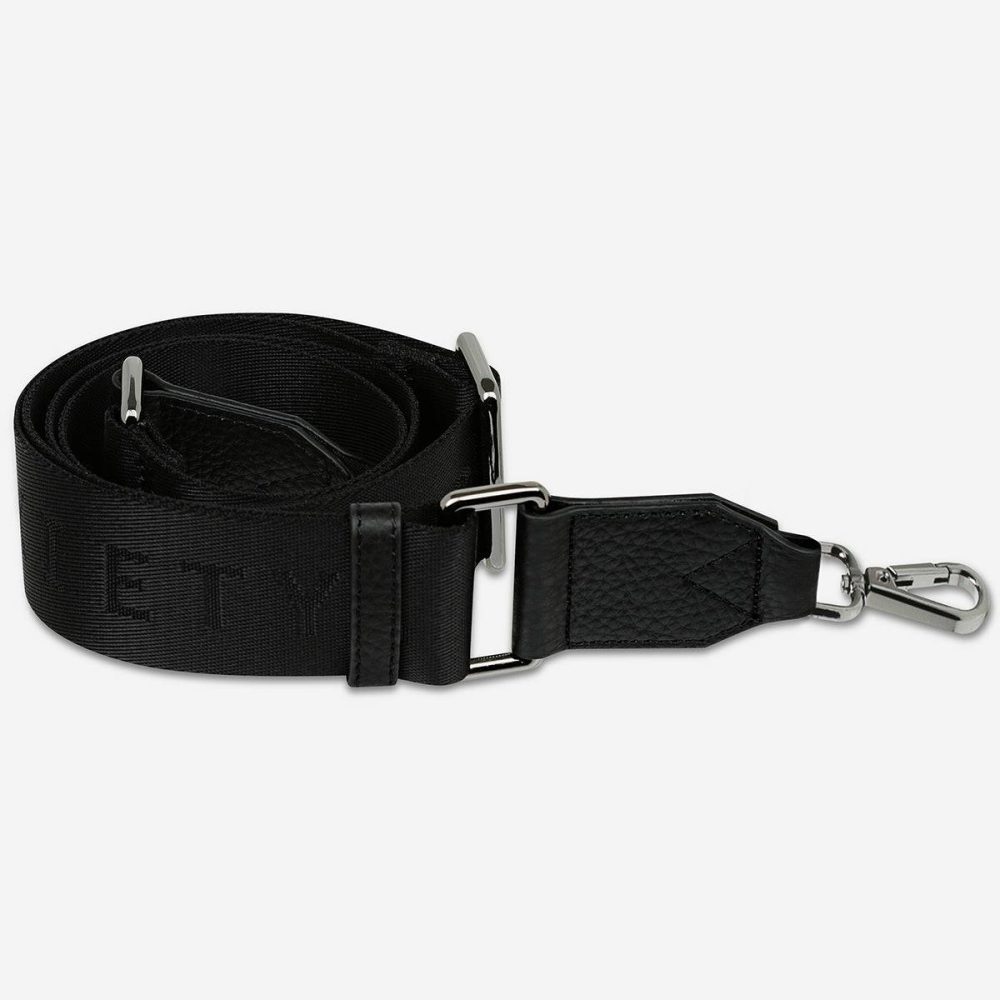 Web Strap Medium - Black Status Anxiety Black Women Bag Straps - Image 4