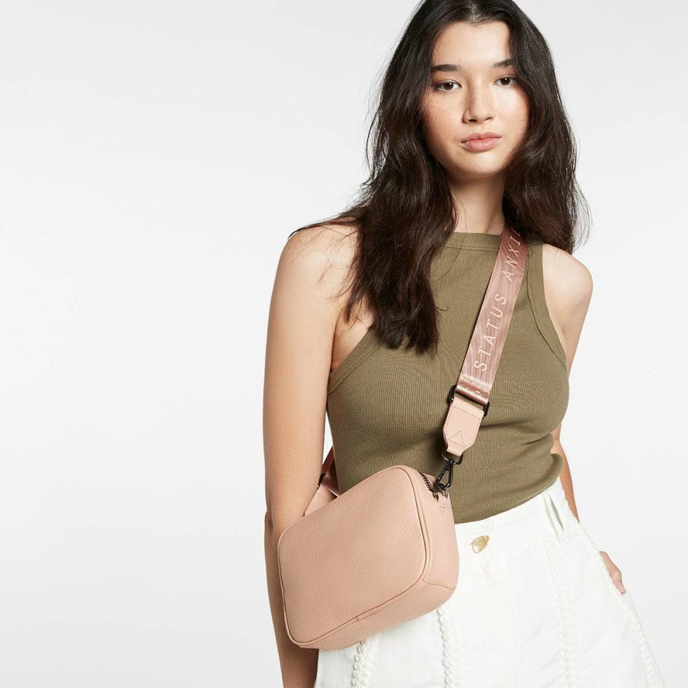 Web Strap Medium - Dusty Pink Dusty Pink Status Anxiety Women Bag Straps - Image 2