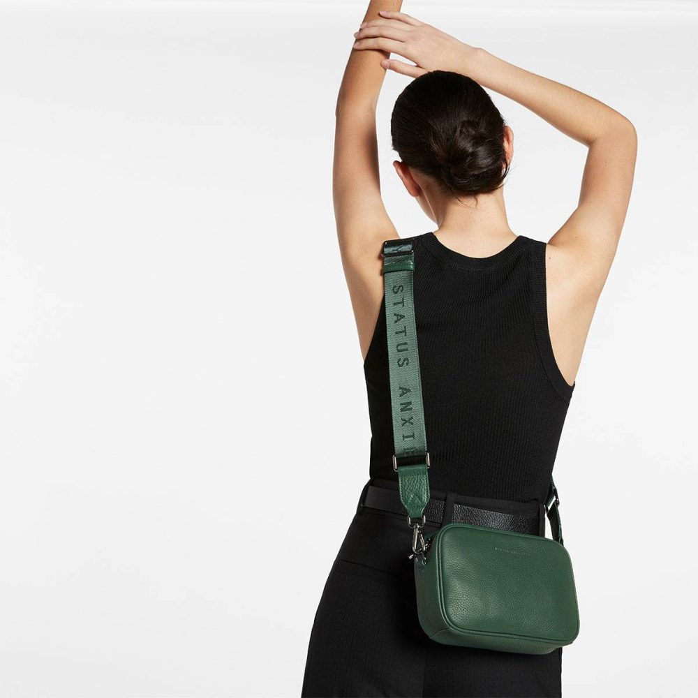 Web Strap Medium - Green Status Anxiety Green Bag Straps Women - Image 2