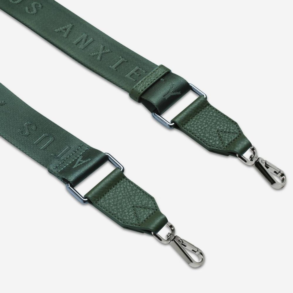 Web Strap Medium - Green Status Anxiety Green Bag Straps Women - Image 3