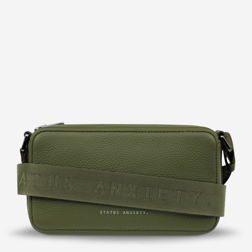 Women Delirium Bag - Khaki Status Anxiety Crossbody Khaki - Image 3