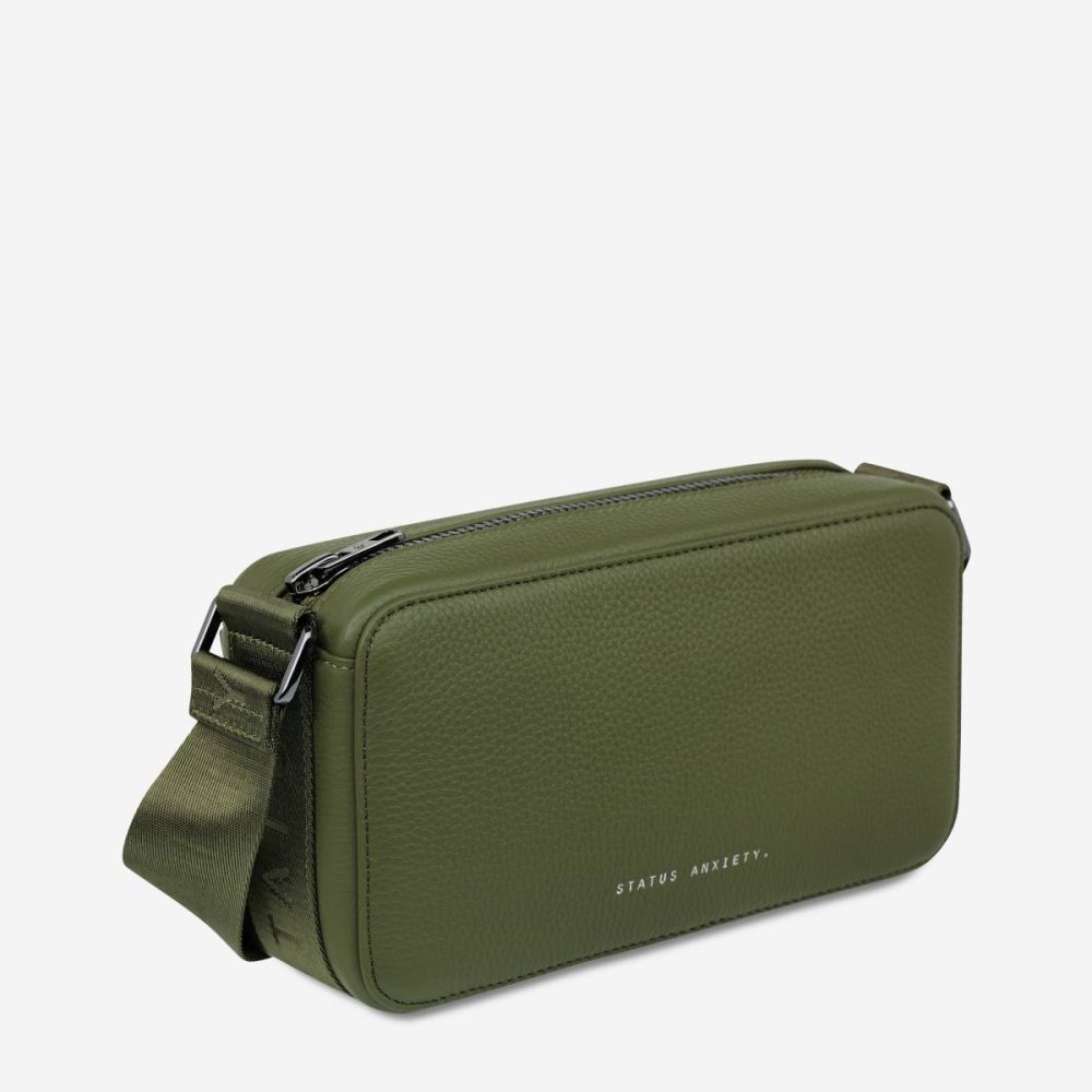 Women Delirium Bag - Khaki Status Anxiety Crossbody Khaki - Image 4