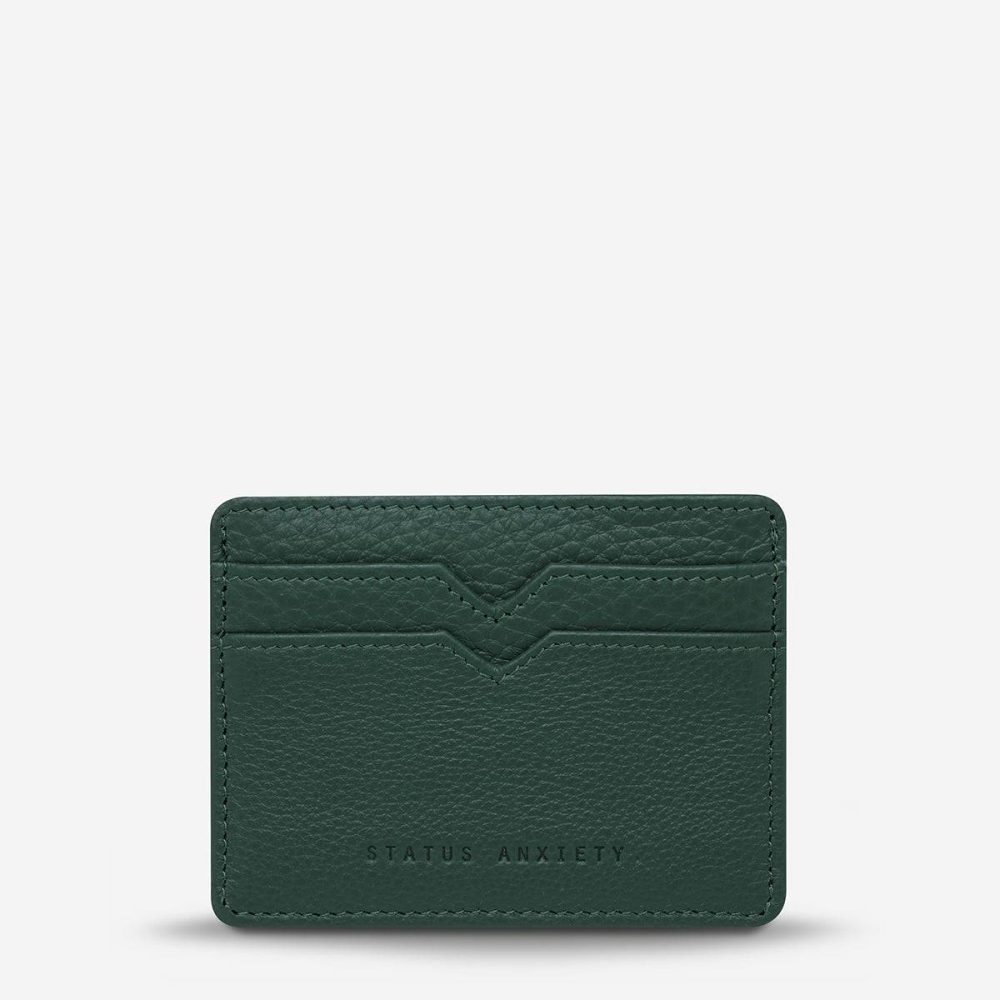 Women Extra Small Teal Status Anxiety Together For Now Wallet - Teal