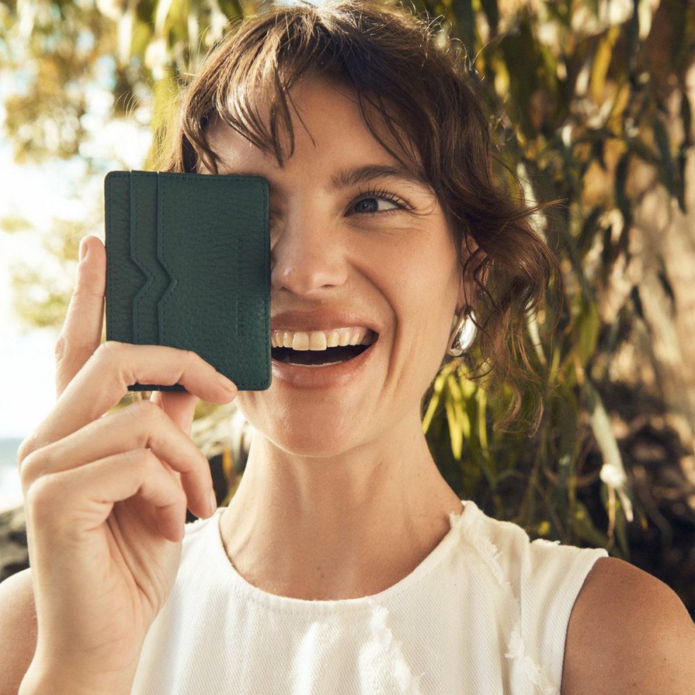Women Extra Small Teal Status Anxiety Together For Now Wallet - Teal - Image 5