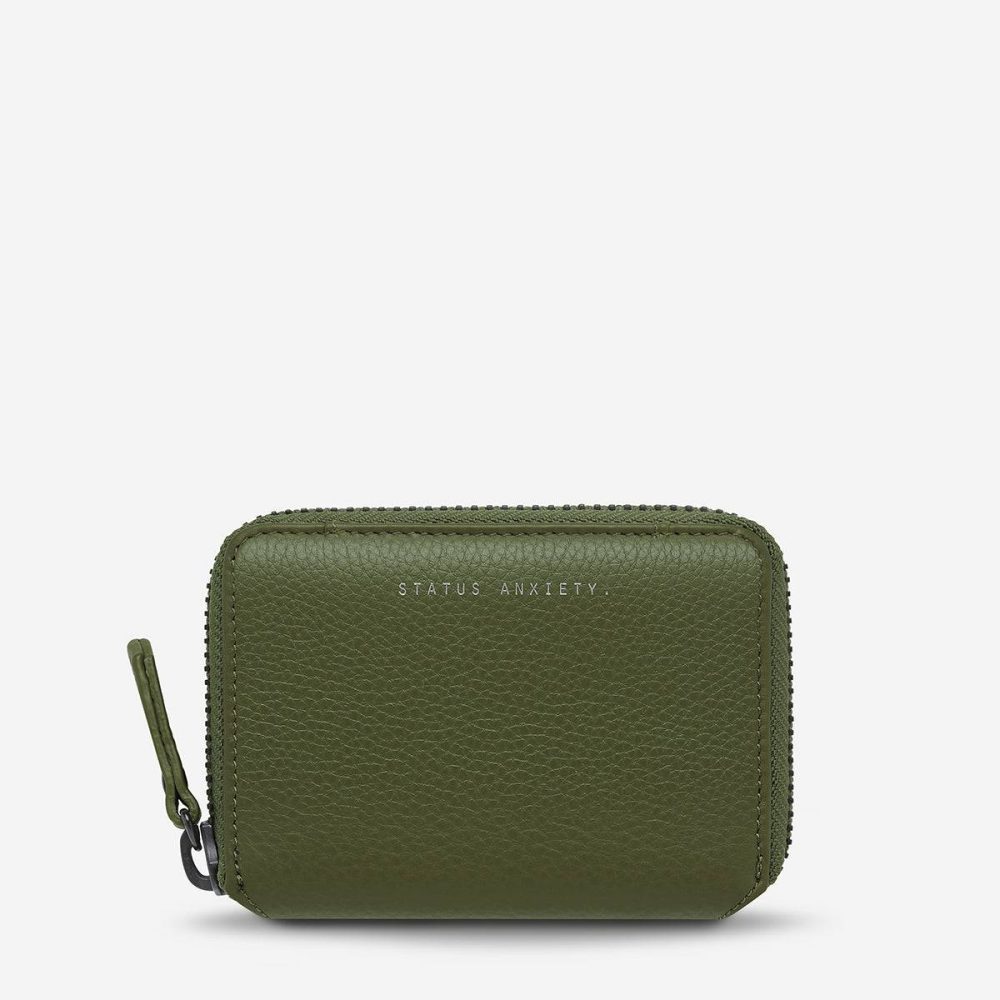 Women Khaki Wayward Wallet - Khaki Status Anxiety Small