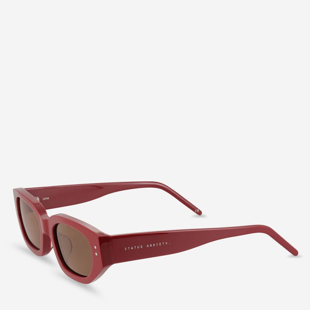 Women Luna Sunglasses - Cherry Sunglasses Status Anxiety Cherry - Image 2