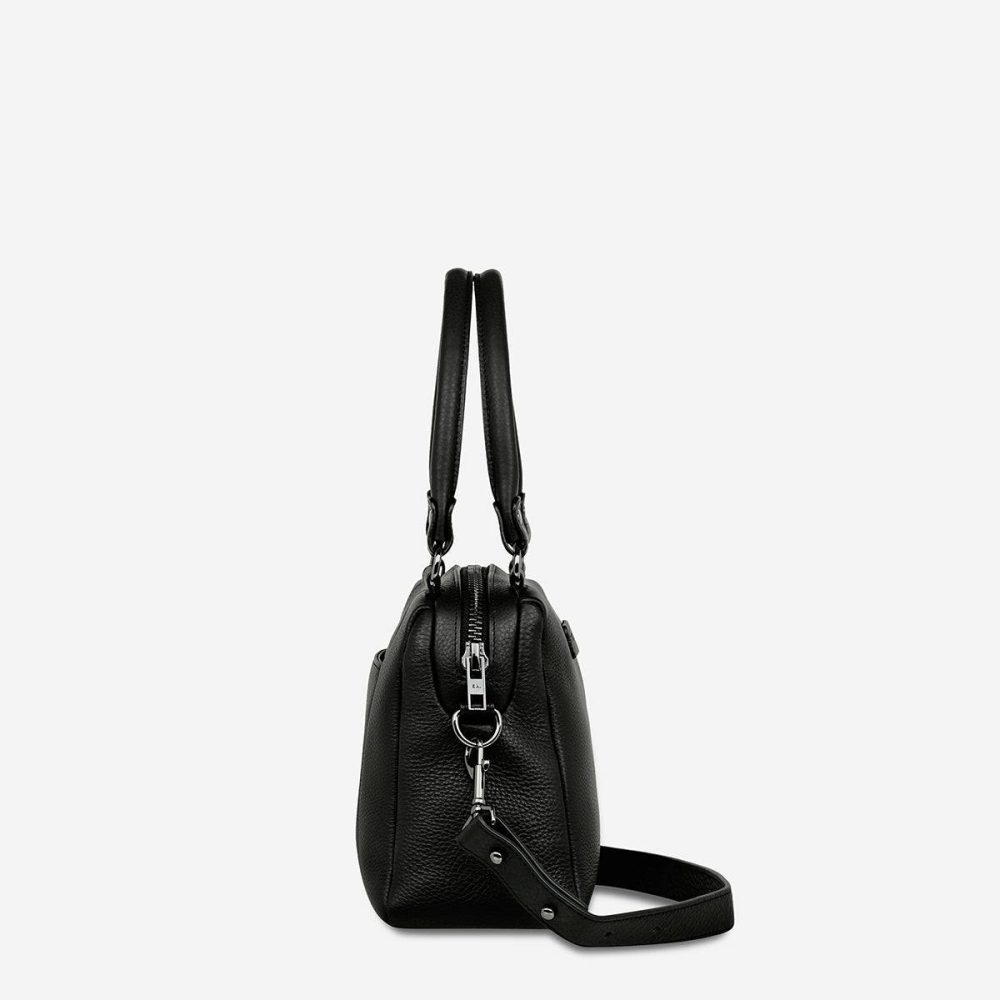 Women Mini Mountains Bag - Black Black Status Anxiety Handbags - Image 4