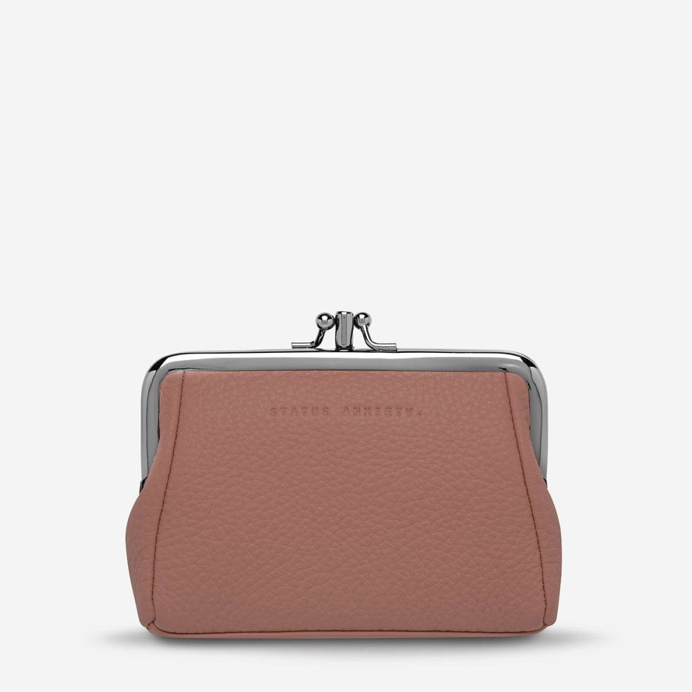 Women Status Anxiety Small Dusty Rose Volatile Wallet - Dusty Rose