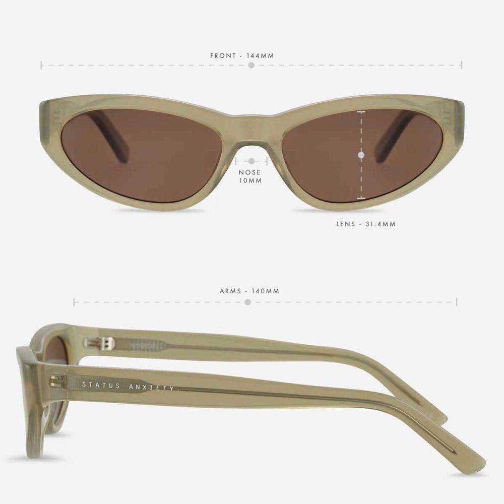 Women Status Anxiety Sunglasses Mindless Sunglasses - Pear Pear - Image 5