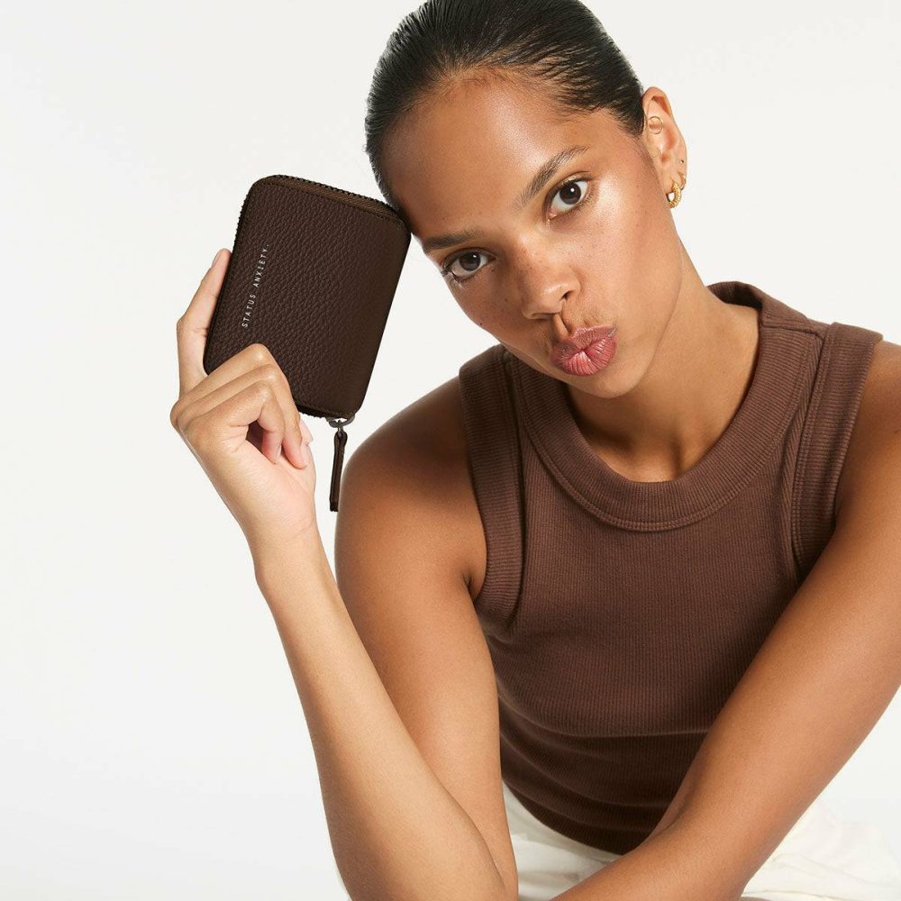 Women Status Anxiety Wayward Wallet - Cocoa Cocoa Small - Image 5