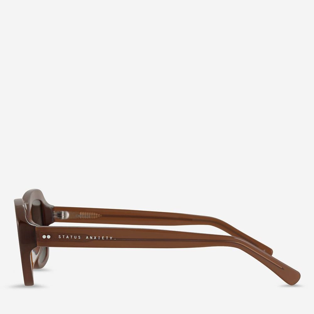 Women Sunglasses Brown Status Anxiety Cascade Sunglasses - Brown - Image 3