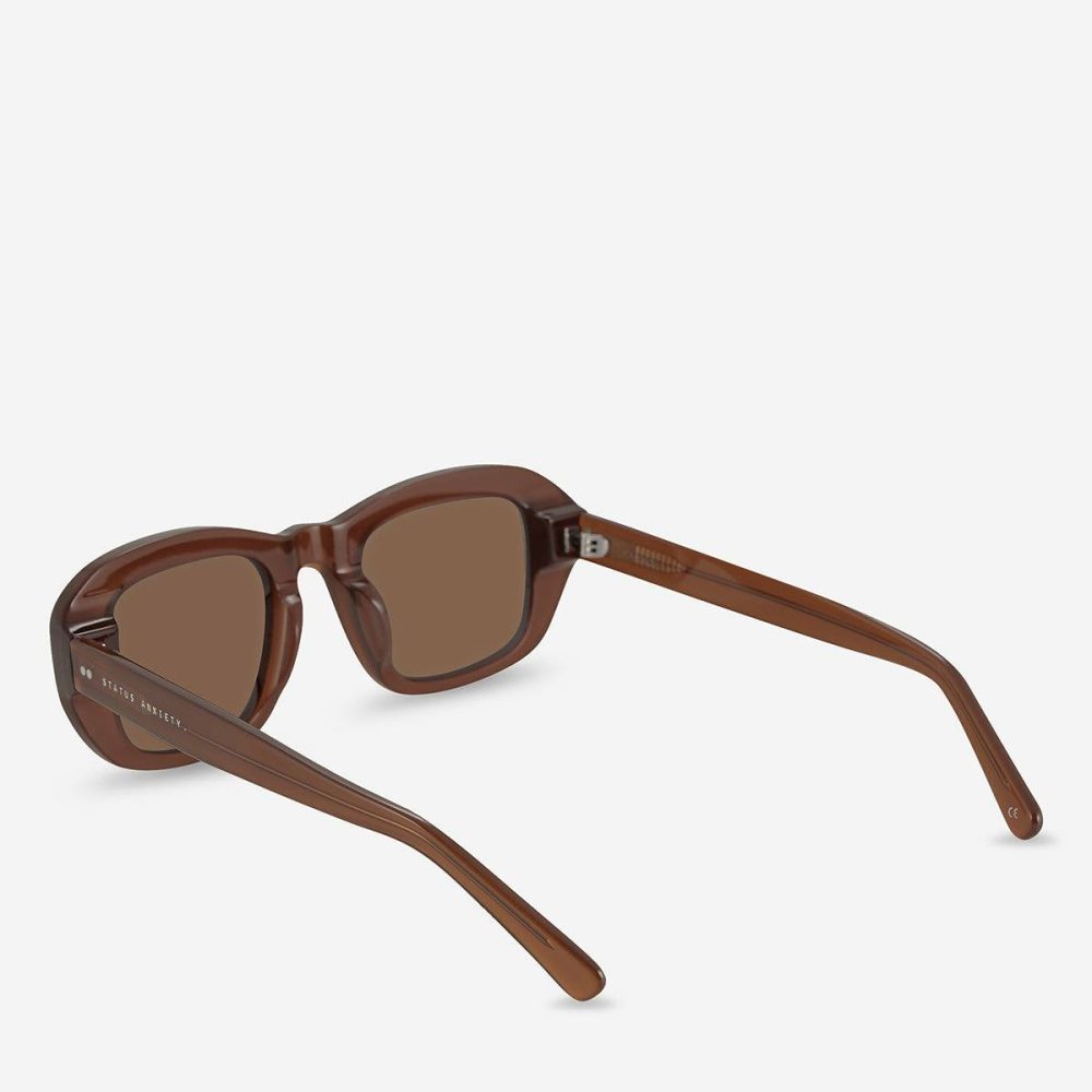 Women Sunglasses Brown Status Anxiety Cascade Sunglasses - Brown - Image 4