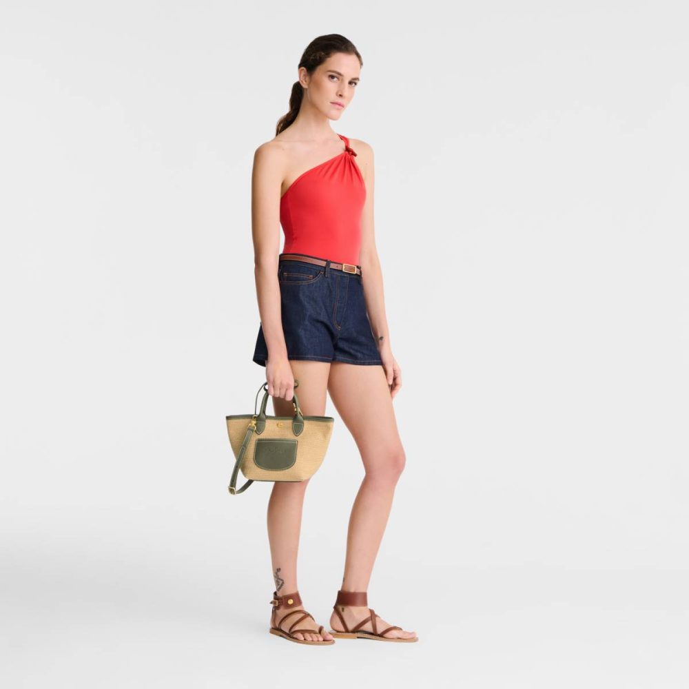 Artichoke Mini Bags Longchamp Le Pliage Collection Xs Basket Bag Artichoke - Canvas Women - Image 2
