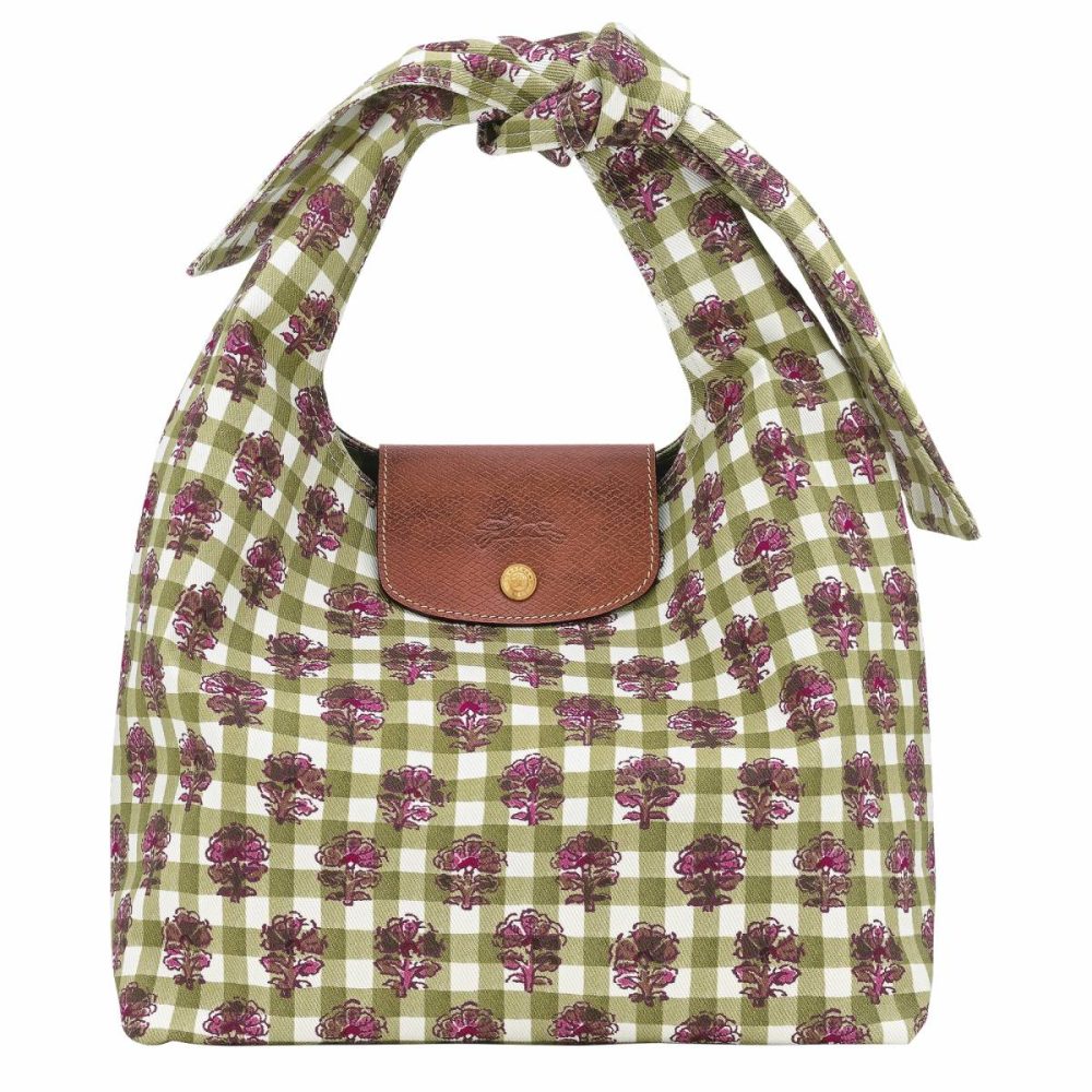 Artichoke Shoulder Bags Longchamp Le Pliage Collection M Shoulder Bag Artichoke - Canvas Women