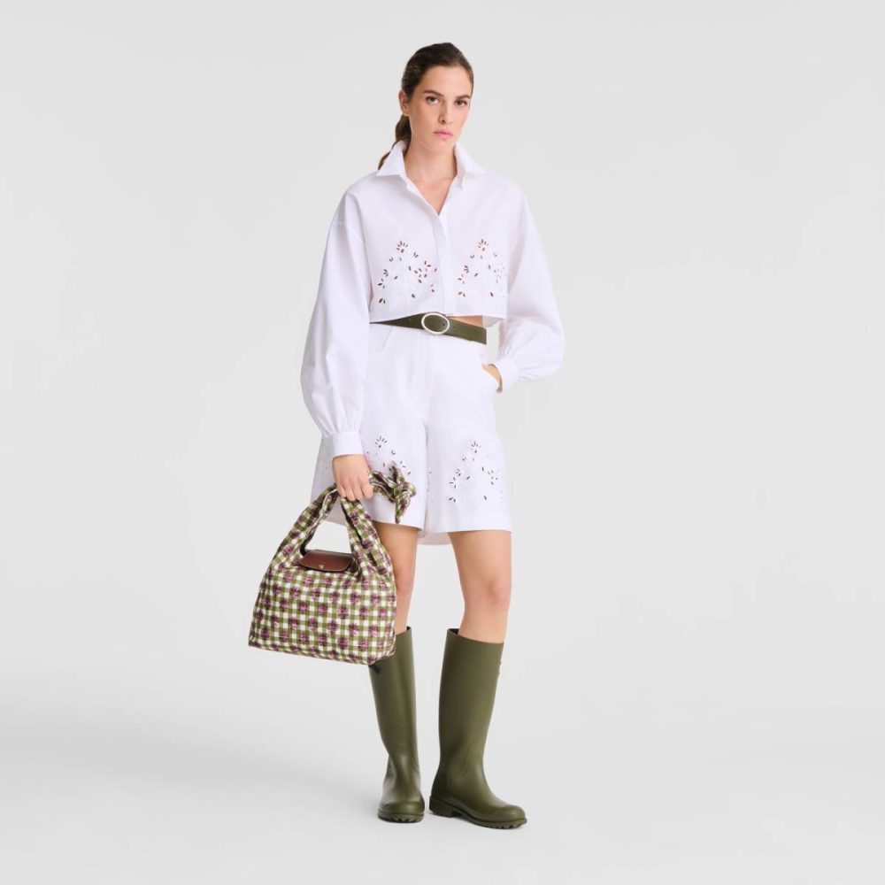 Artichoke Shoulder Bags Longchamp Le Pliage Collection M Shoulder Bag Artichoke - Canvas Women - Image 2
