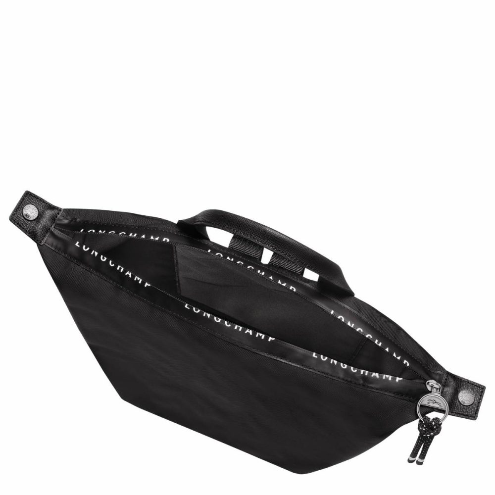 Backpacks Le Pliage Energy L Backpack Black - Recycled Canvas Black Longchamp Women - Image 4
