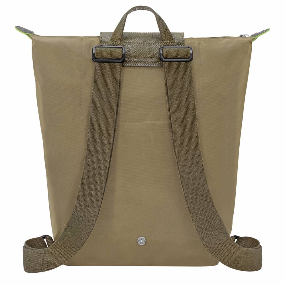 Backpacks Le Pliage Green M Backpack Artichoke - Canvas Artichoke Women Longchamp - Image 3