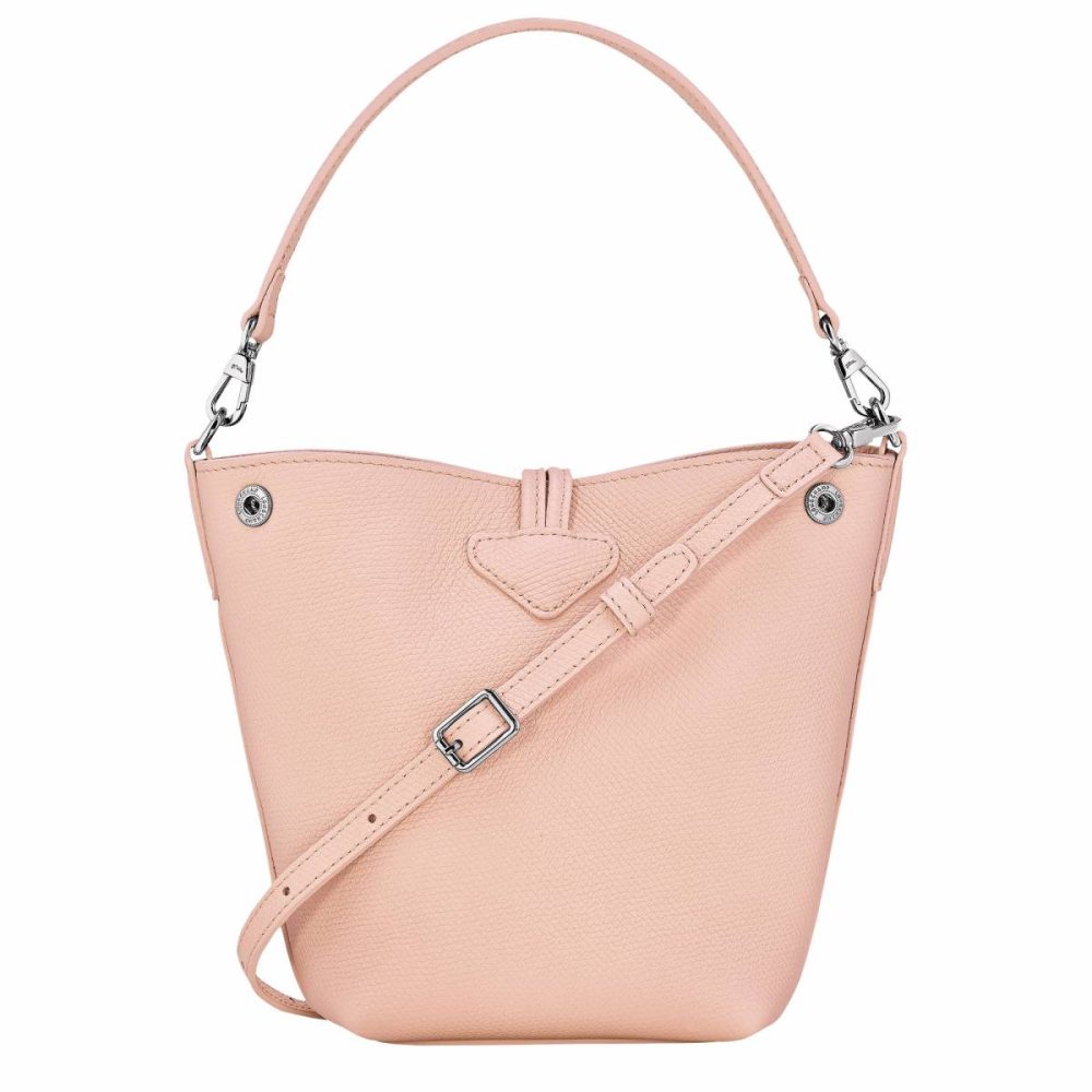 Ballerina Women Le Roseau Xs Bucket Bag Ballerina - Leather Leather Bags Longchamp - Image 4