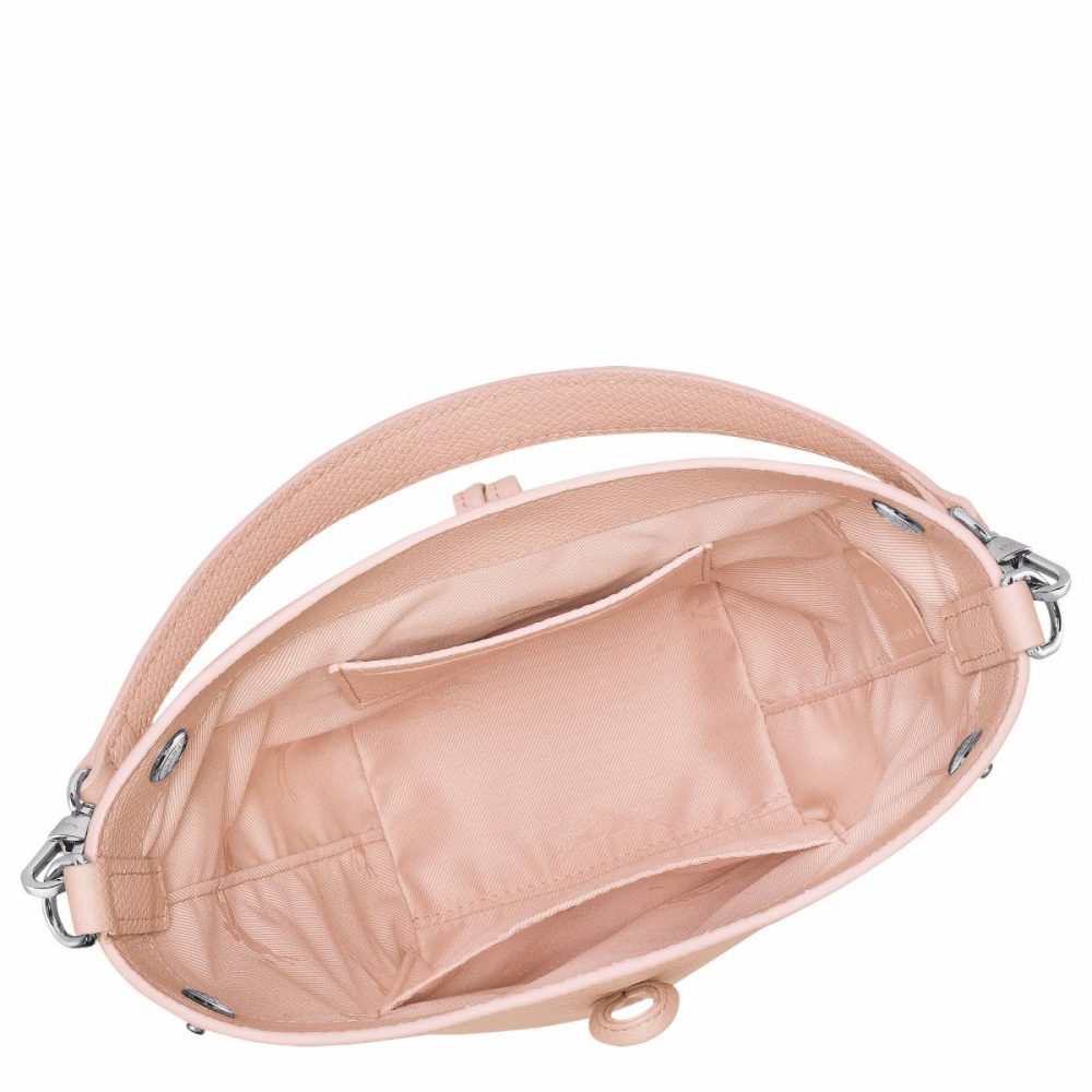 Ballerina Women Le Roseau Xs Bucket Bag Ballerina - Leather Leather Bags Longchamp - Image 5