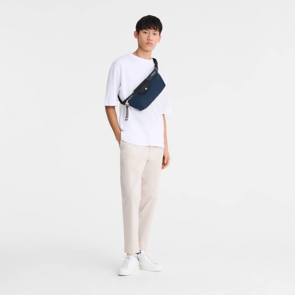 Belt Bags Longchamp Le Pliage Energy M Belt Bag Navy - Canvas Women Navy - Image 2