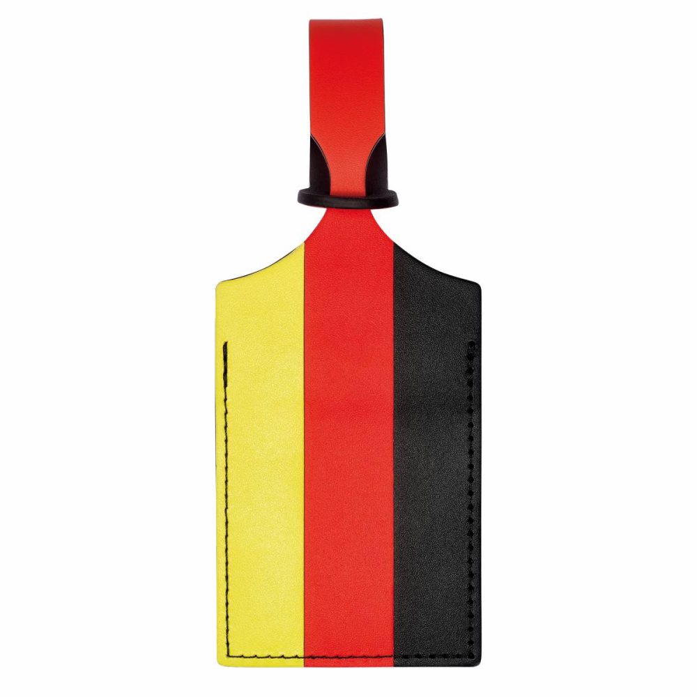 Black Women Longchamp Travel Accessories Lgp Travel Luggage Tag Black - Leather